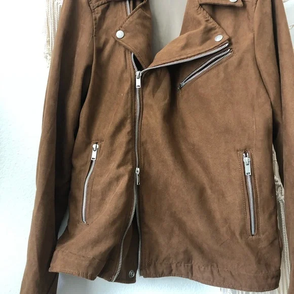 Pull & Bear Suede Jacket - Picture 4 of 6